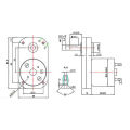 Hydraulic Stability water pump dc motor 36 volt linear actuator